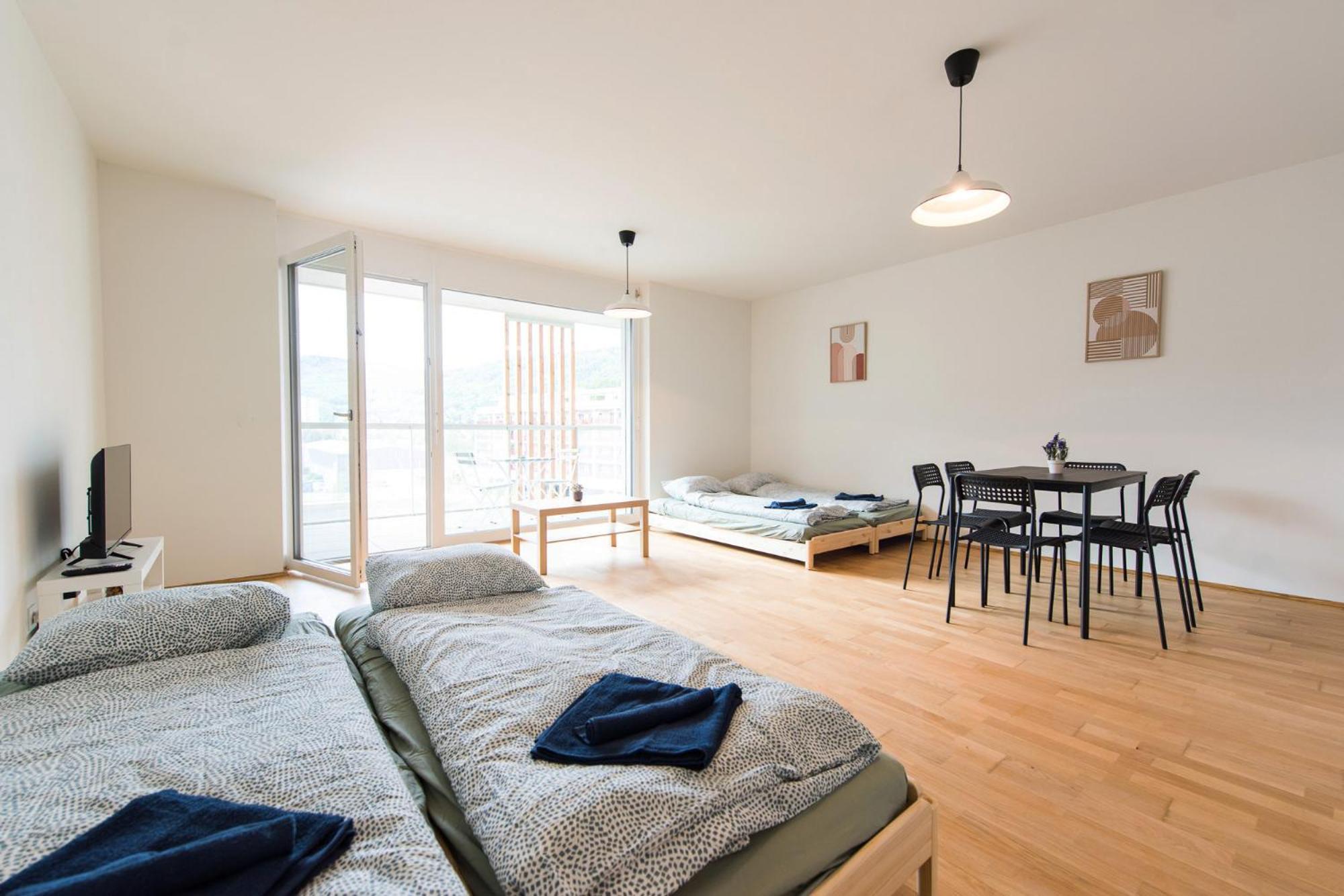 Muzeta Graz - Eco-Friendly Parkview Holiday Apartments In Graz'S Smart City Extérieur photo